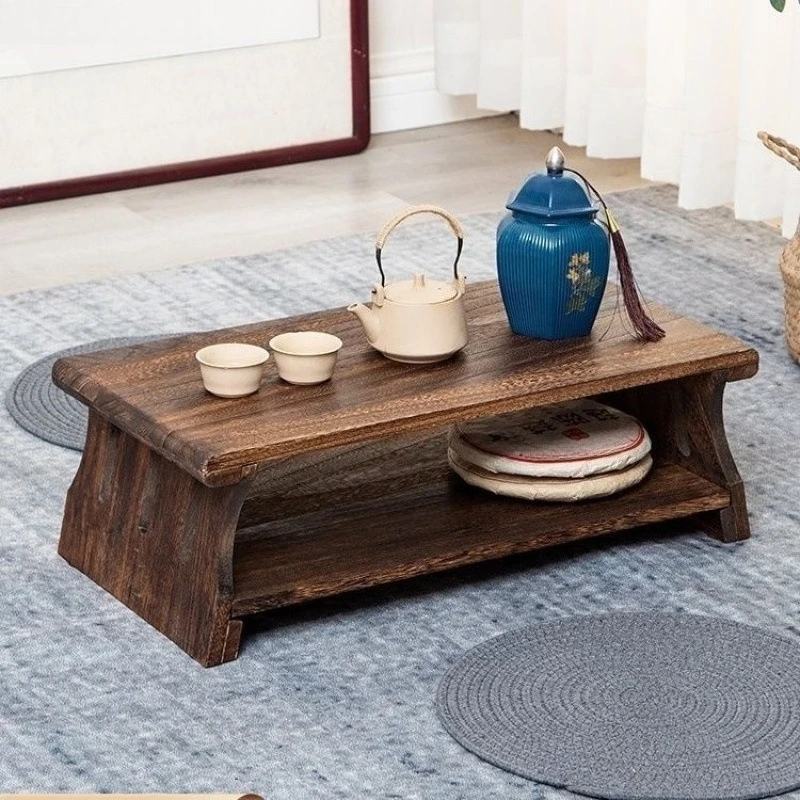 For Bay Window Small Table, Rectangular Bay Window Table, Foldable Coffee Table Low Table