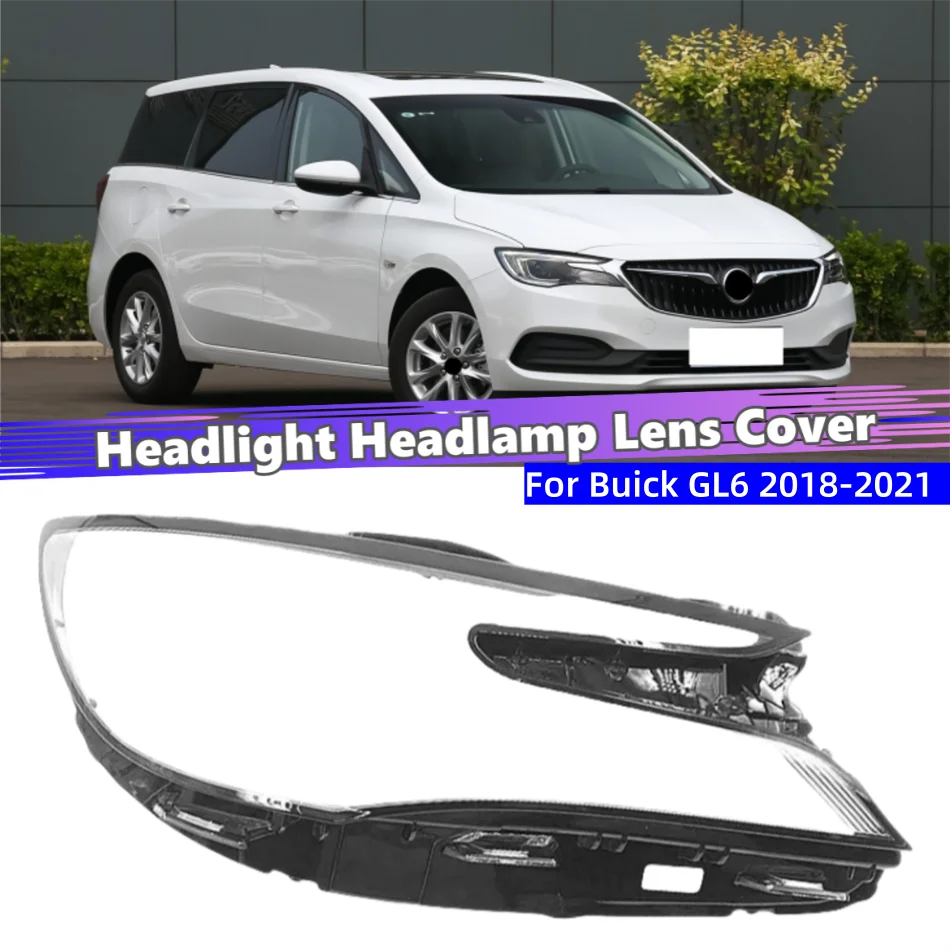 

For Buick GL6 2018 2019 2020 2021 Automotive Accessories Polycarbonate High Gloss Fully Transparent Lens Masks
