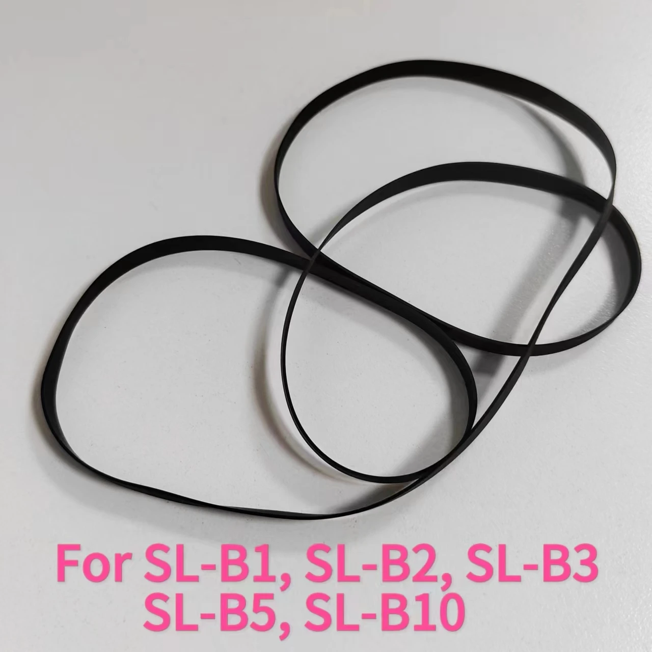 Black Turntable Drive Belt para Panasonic, toca-discos, reparação, SL-B1, SL-B2, SL-B3, SL-B5, SL-B10,