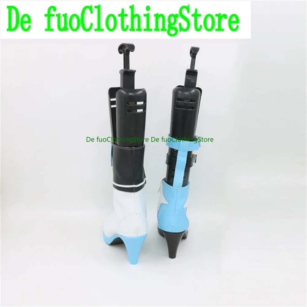 DefuoClothing Stoe Gawr Gura VCosplay Schuhe Stiefel SpielHalloween Weihnachten Spiel Anime Charakter Party Requisiten