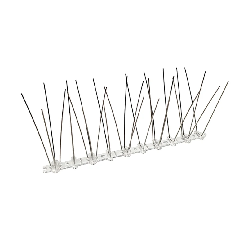 1Pc 25cm Bird Repeller Anti-Cat Balcony Plastic Pedestal Stainless Steel Bird Repellent Thorn Spikes Net Fence Anti-Bird Device