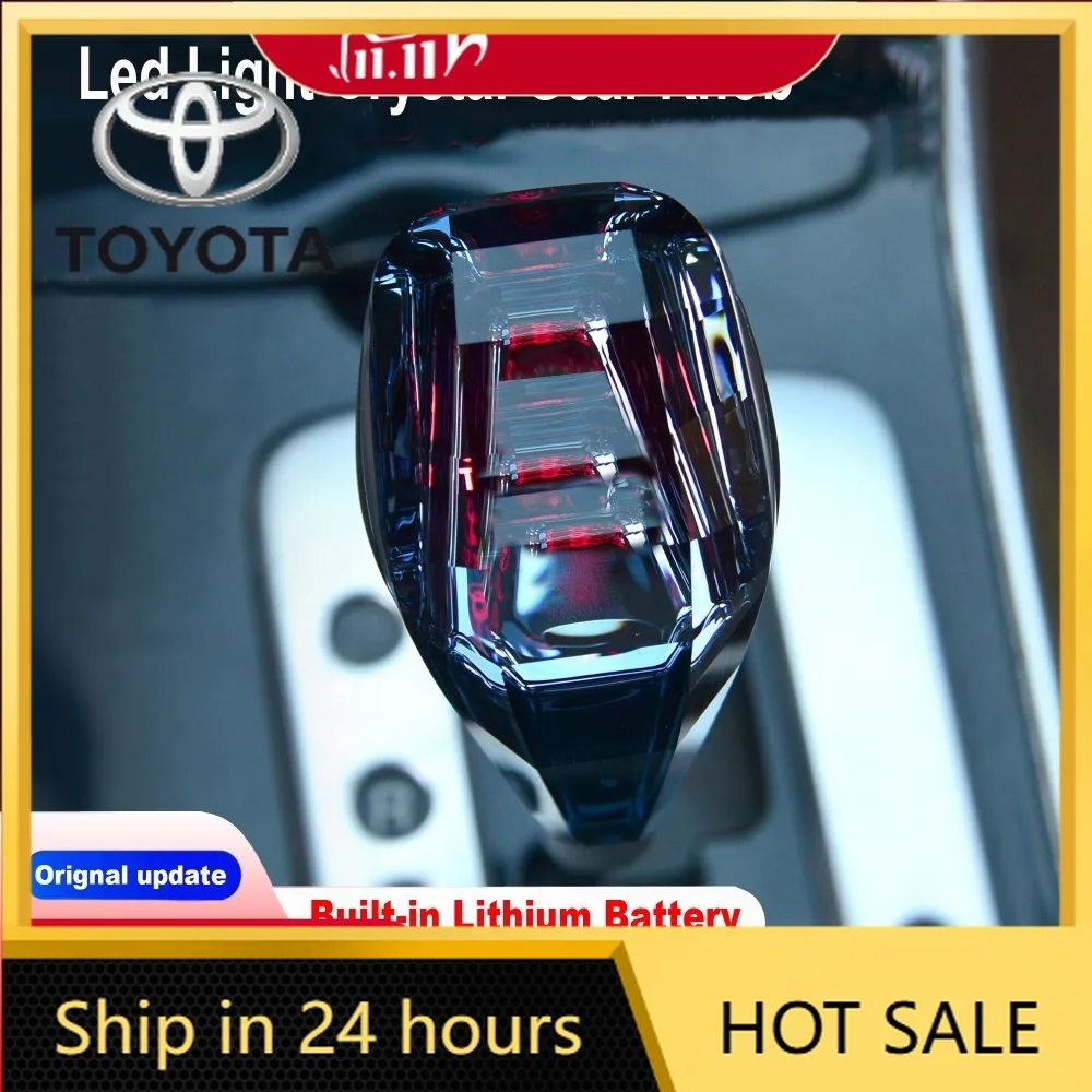 

Toyota 2026, новые колпаки втулки, доступны любой логотип, хрустальная ручка, ручка переключения передач, светодиодная наклейка на автомобиль Toyota Lexus Hy