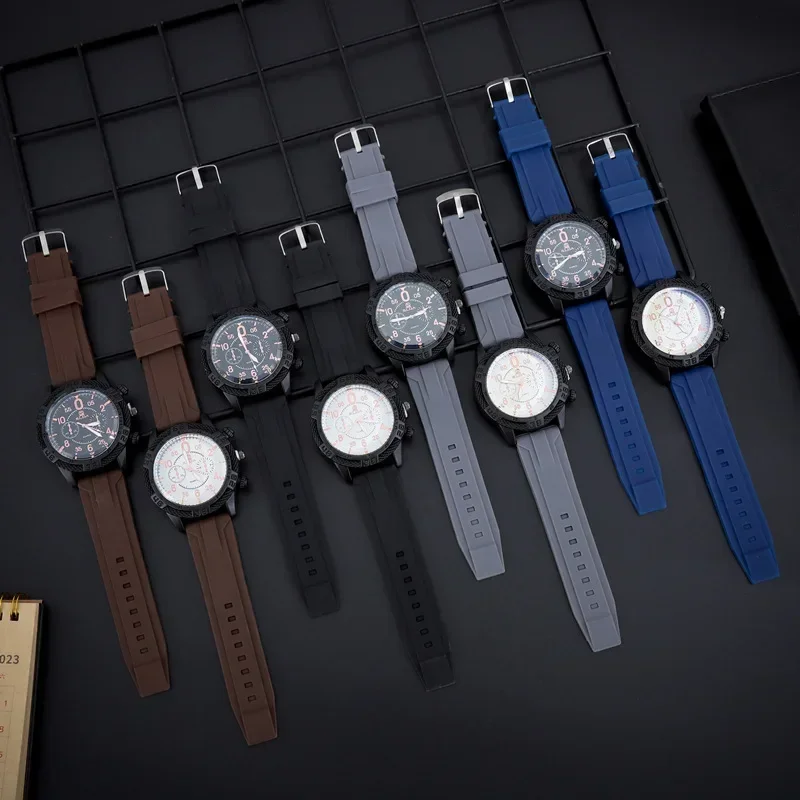 Fashion and Atmosphere Watch High Quality Fashion Waterproof Silicone Tape Wrist Watch for Teenager Outdoor Travel