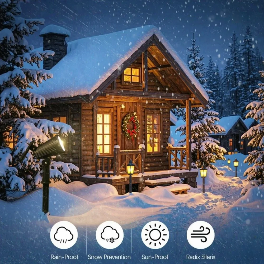 LED Solar Spot Light Waterproof Outdoor Garden Lawn Landscape Lighting Warm White for Yard Pathway Walkway Driveway Decor