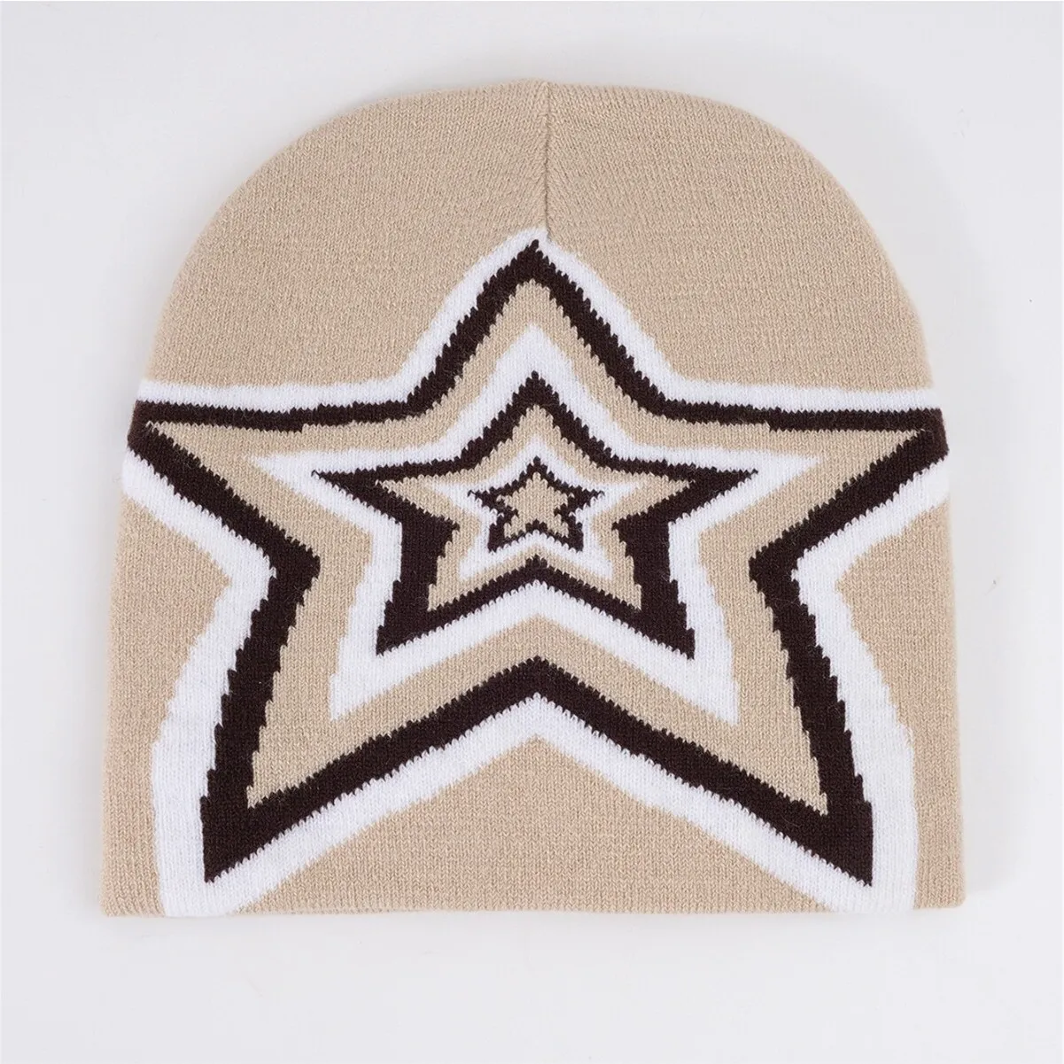 New Men Women Jacquard Five Pointed Star Love Knitted Hats Color Block Warm Hip Hop Fashion European Style Beanies Versatile Ins