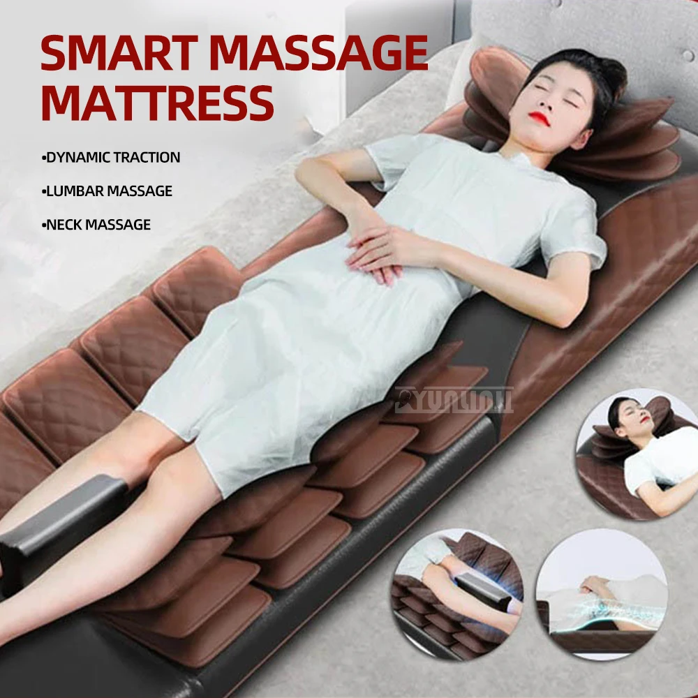 Full body airbag massage mattress cushion shoulder, neck, waist, back, buttocks, multifunctional heating massage cushion
