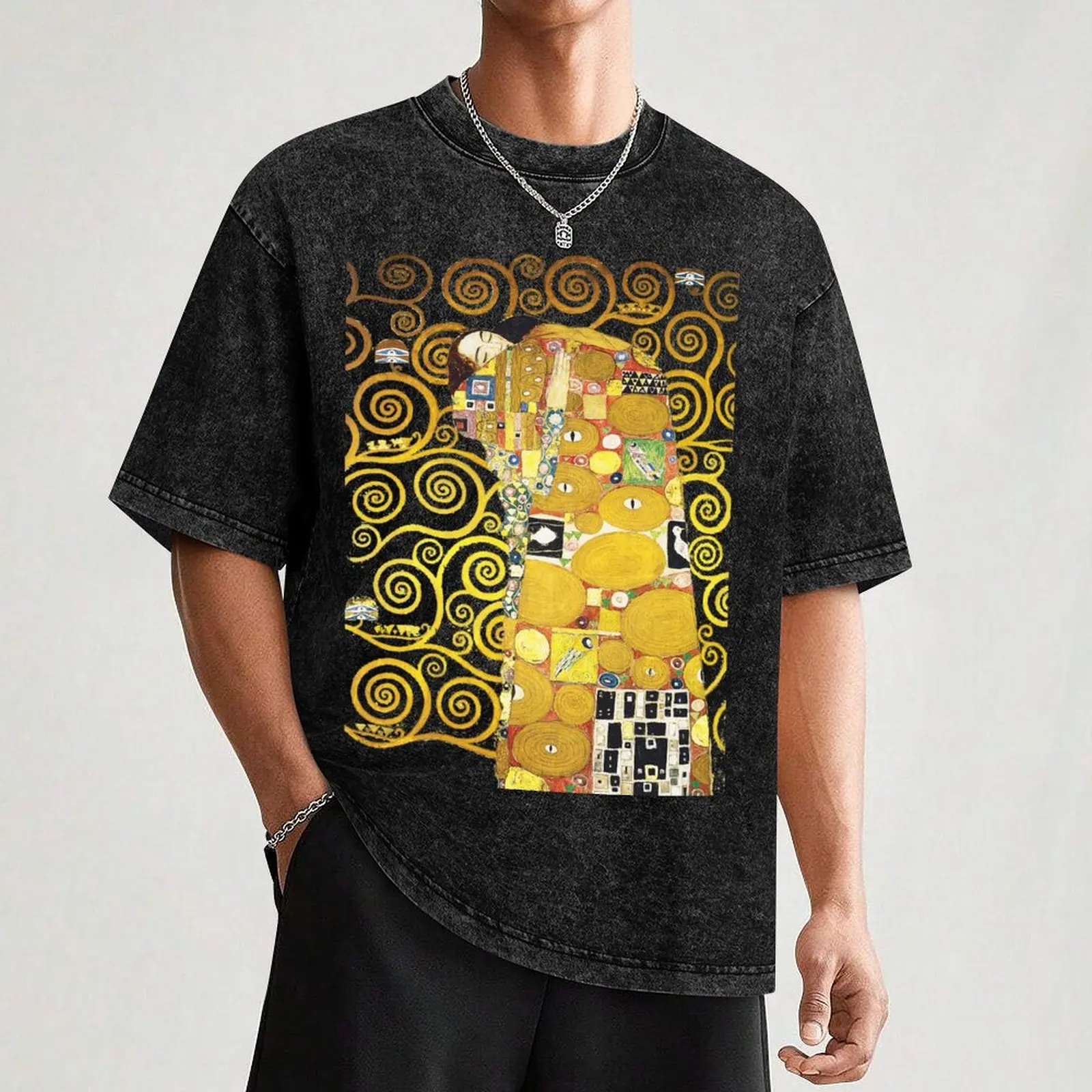 HD The Tree of Life, (detail) 1905 by Gustav Klimt - HIGH DEFINITION T-Shirt cheap stuff funny t shirts men