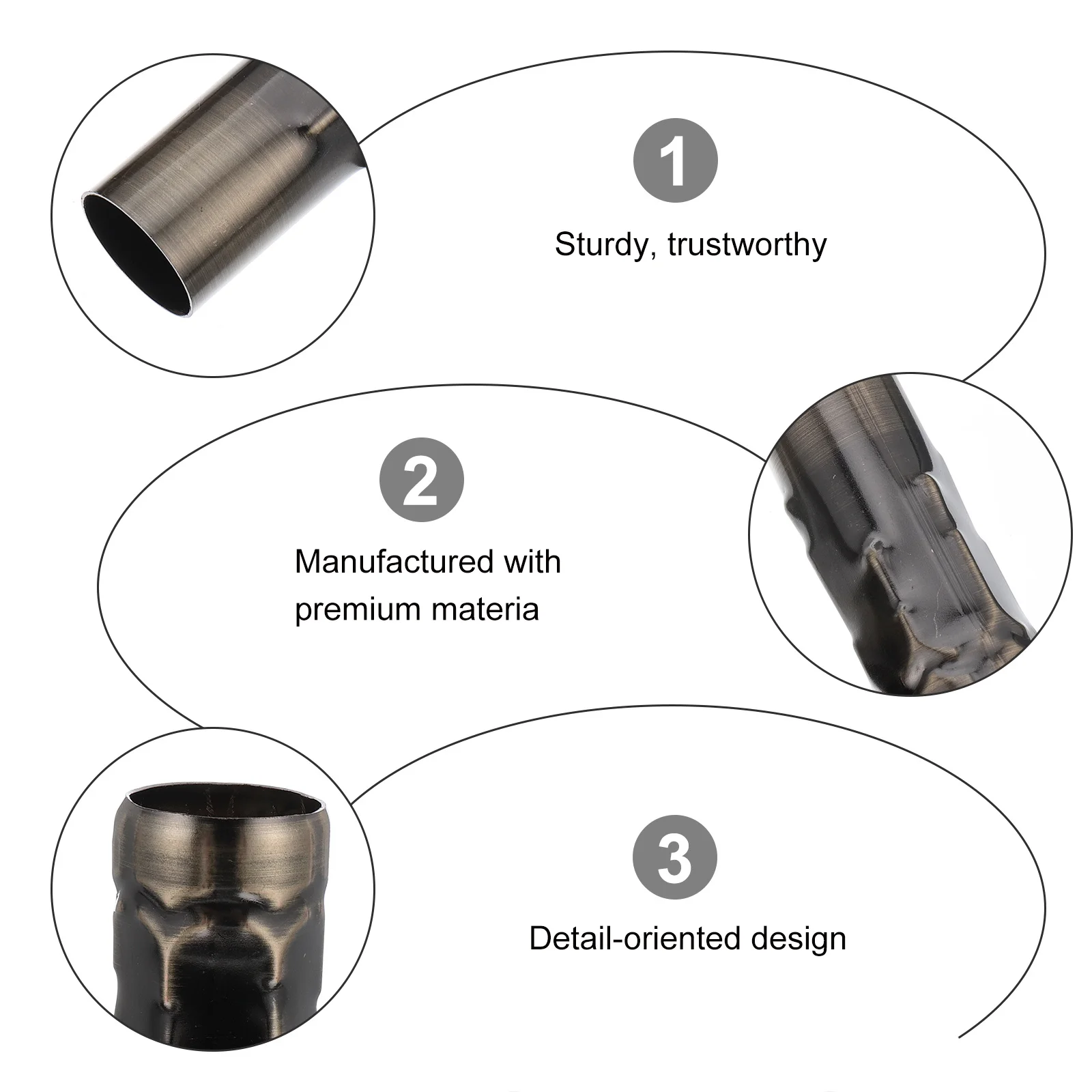 

6pcs E14 Socket Lampholder Cover Chandelier Base For European Crystal Chandelier Teardrop Iron Tube Lamp Holder Light