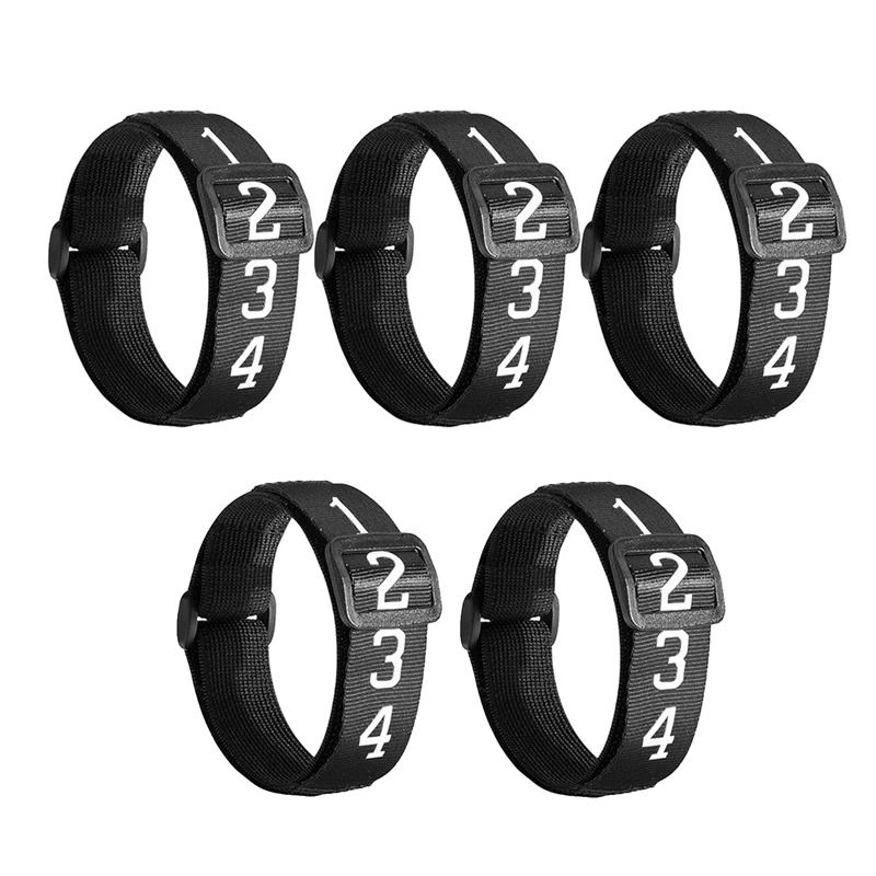 

Football Numbered Wrist Straps Football Down Indicator Straps Football Yard Markers For Head Linesman Umpire Equipment