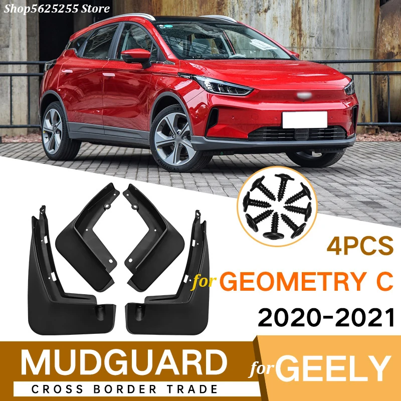 

Car Mudflap for Geely Geometry C 2020 2021 2022 Fender Mud Flaps Guard Splash Flap Front Rear Wheel Mudguards Accessories