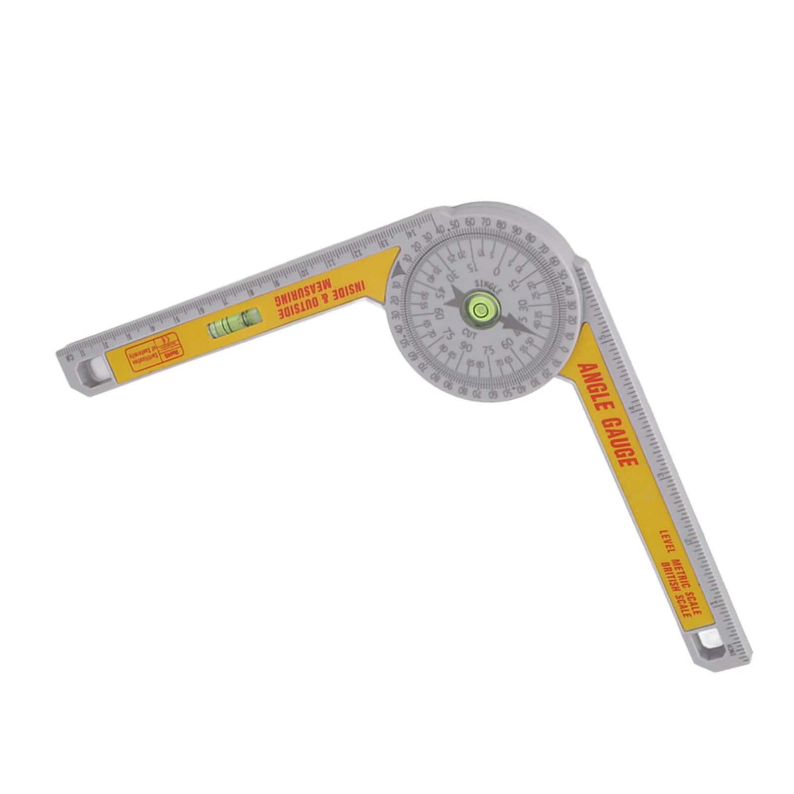 New High Precision Angle Finder Level Bubble Rustproof Protractor DIY Carpentry 360 Degree Scale Measuring Tools Woodworking