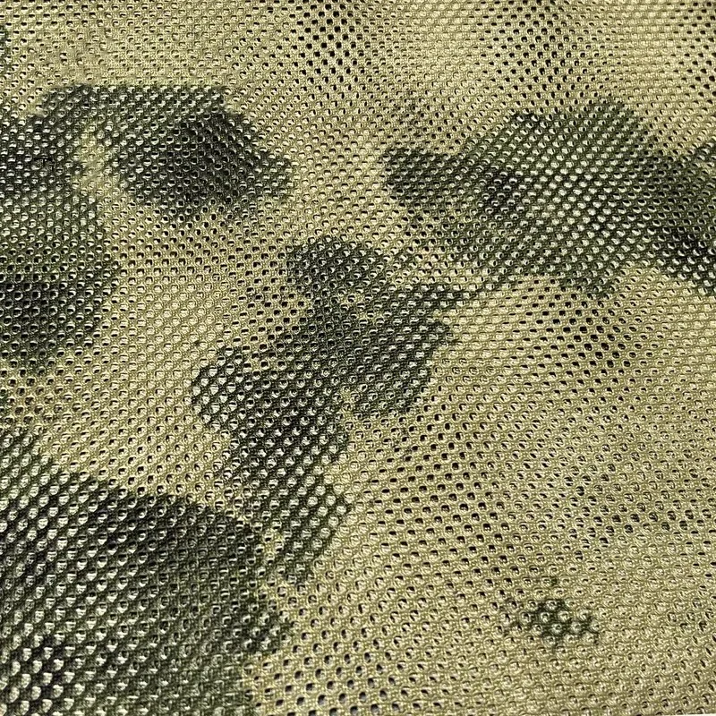 

Толстая камуфляжная сетчатая ткань с зелеными руинами A-TACS FG, полиэфирная ткань для DIY, дышащий рюкзак, жилет, маска, шарф