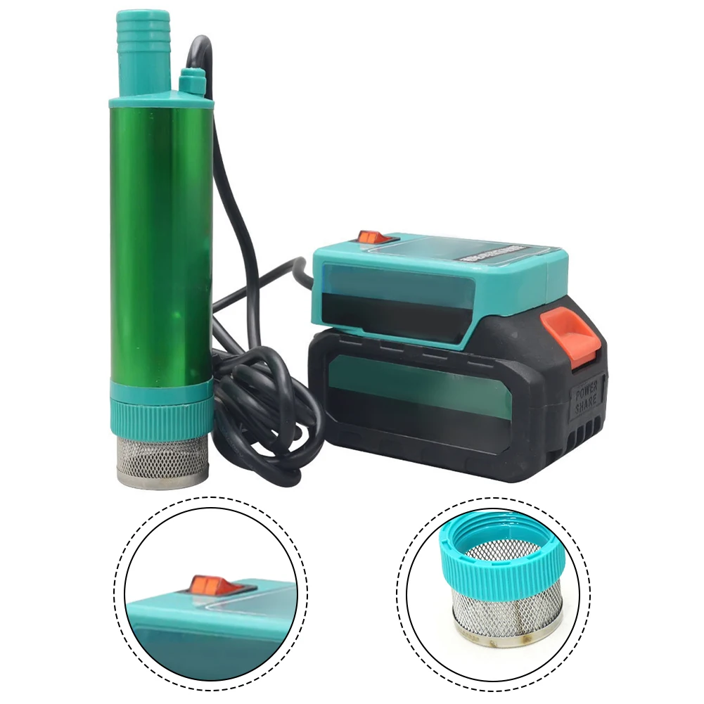 

Портативный литиевый аккумуляторный насос для перекачки воды и топлива для аккумулятора Dayi Аккумуляторный насос 38 мм с кабелем 2 4 м и емкостью подъема 4 6 м