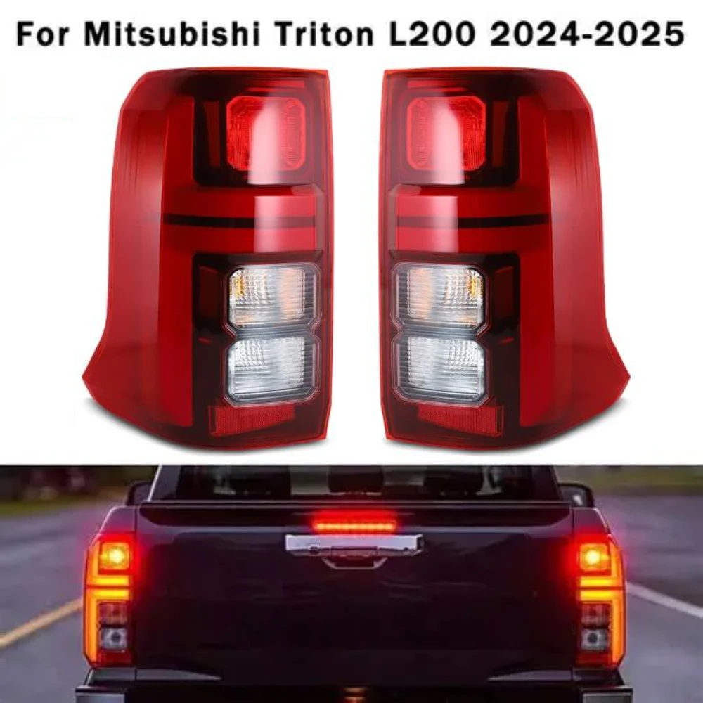 

L or R Led Tail Light Shell for Mitsubishi Triton L200 2024 2025 Rear Reversing Light Brake 26555A020P 26555A000P