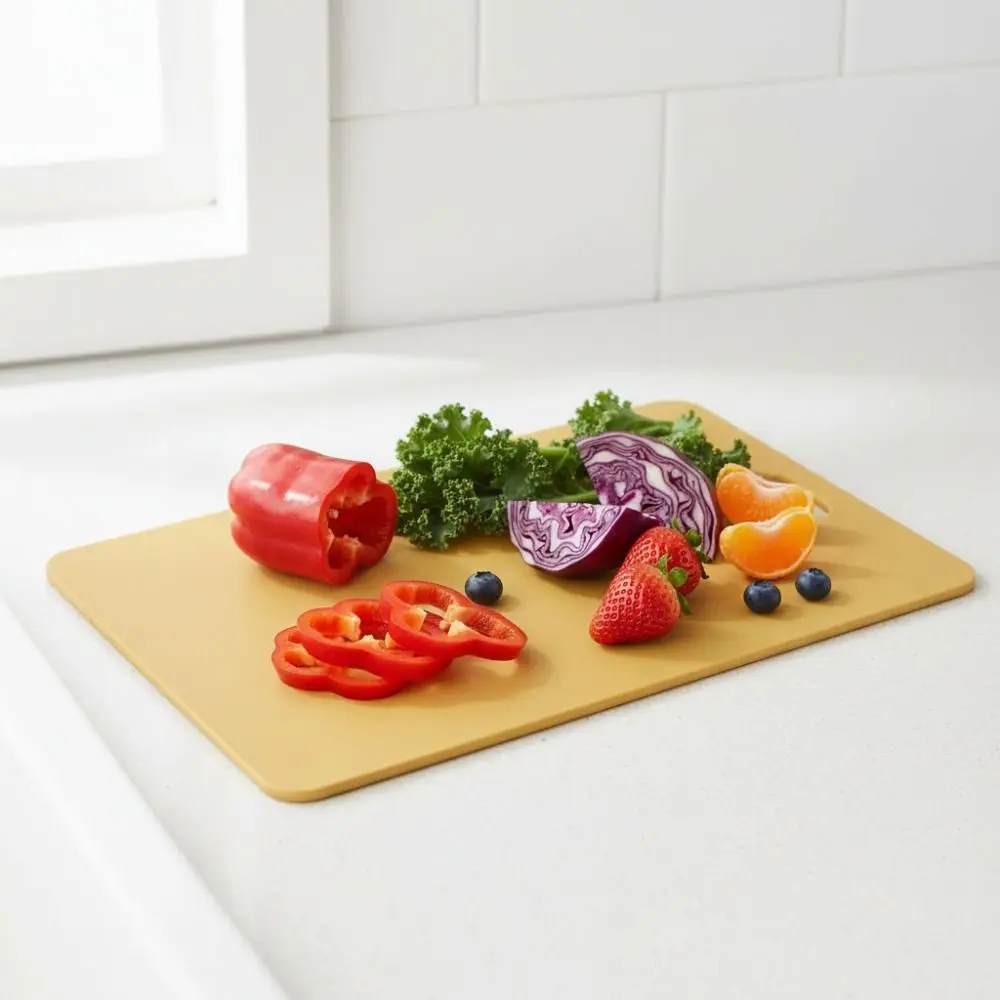 

Прямоугольная разделочная доска из нержавеющей стали 304, дезодорированная, с защитой от плесени, двусторонняя, для нарезки