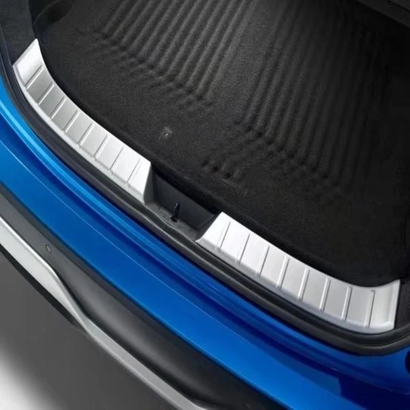 For Nissan Qashqai j12 2023 2022 2021Trunk Rear Bumper Protective Padel Cover Sticker Stainless Steel Car Styling 3d Accessories