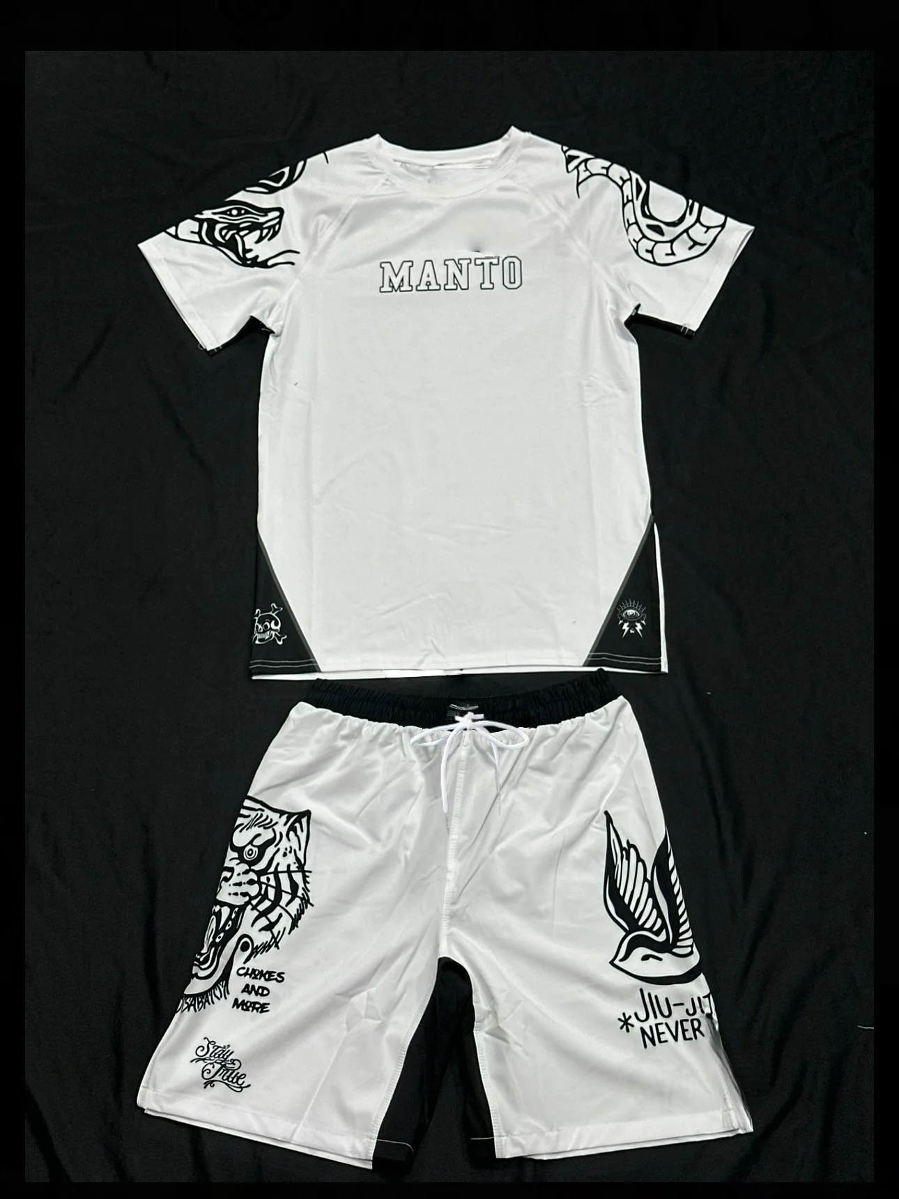 2026 Erwachsenen- und Kinder-Wrestling-Sportset: Schnelltrocknende, atmungsaktive Rashguard-T-Shirts und Shorts für Kampfsport-Training – Detail 6