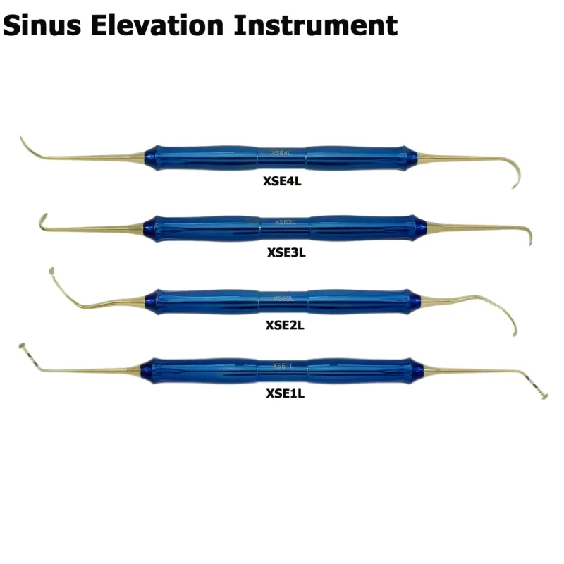 4Pcs Dental Sinus Lifting Elevation Kit Implant Periosteal Separator Plant External Lifting Surgical Tools