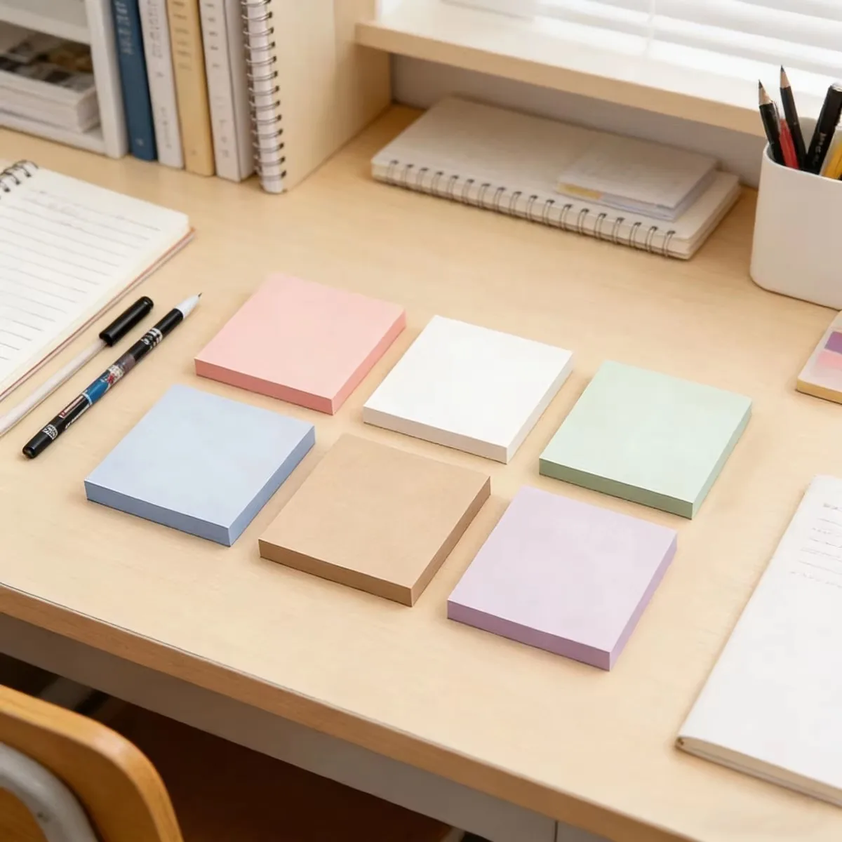 100Sheets Color Sticky notes Pads Posits Stationery Paper Stickers Posted It Memo Notepad Notebook School Office Message Sticker