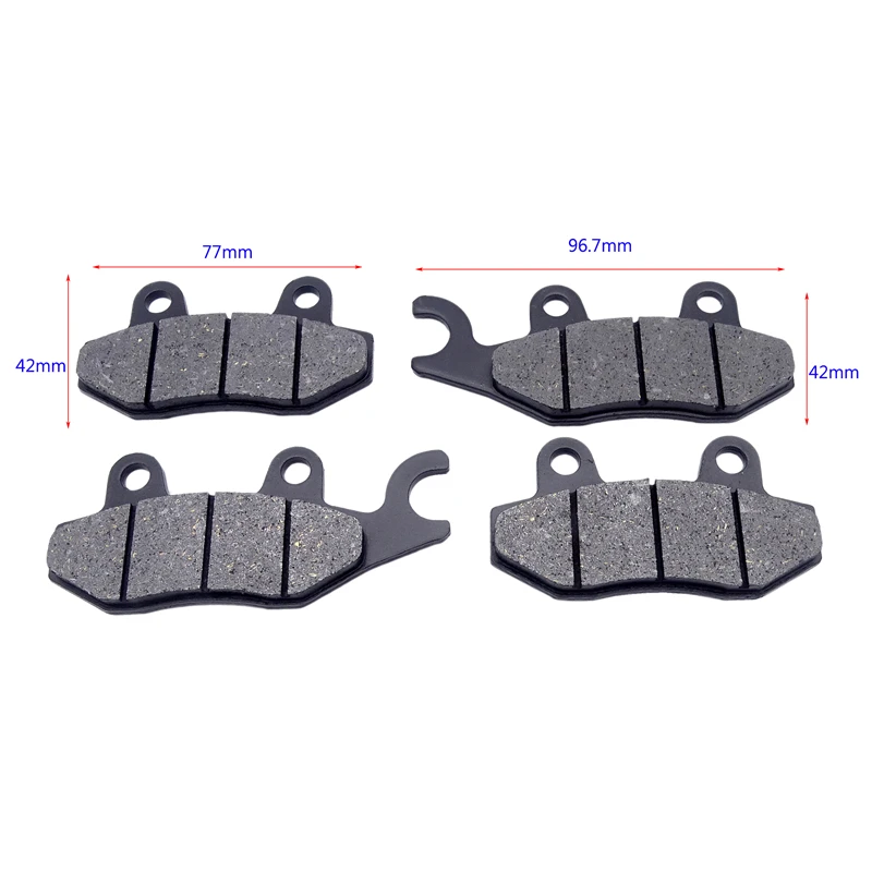 Motorcycle Front & Rear Brake Pads For Suzuki UH 125 UH 200 Burgman (07-15) / UH125 UH200 Burgman (ABS) (14-15)  For YAMAHA