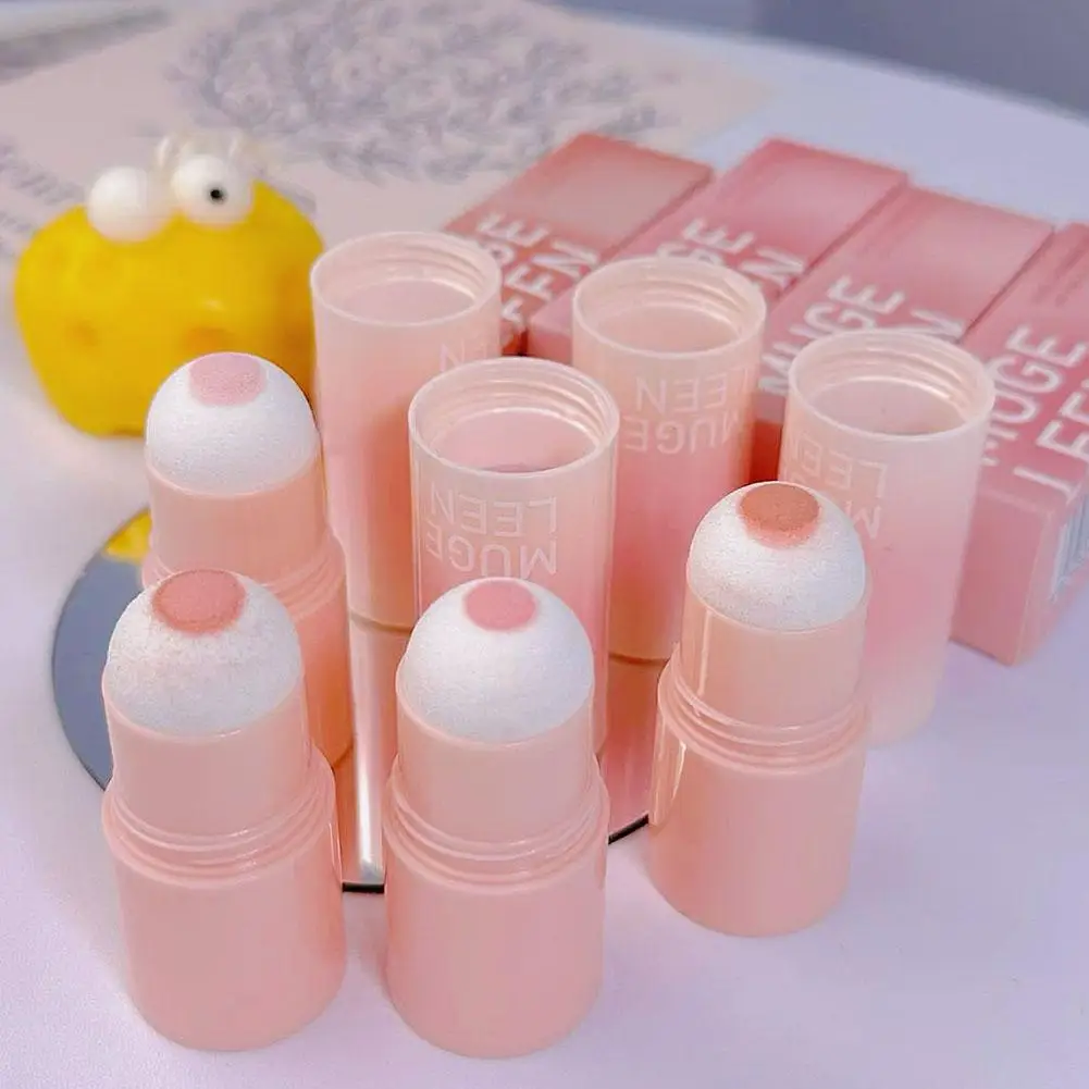 Bâton de fard à joues doux pour le visage, double extrémité, éclaircissant, contour, ombre, poudre, pêche, rose, teinte des joues, maquillage coréen, cosmétiques