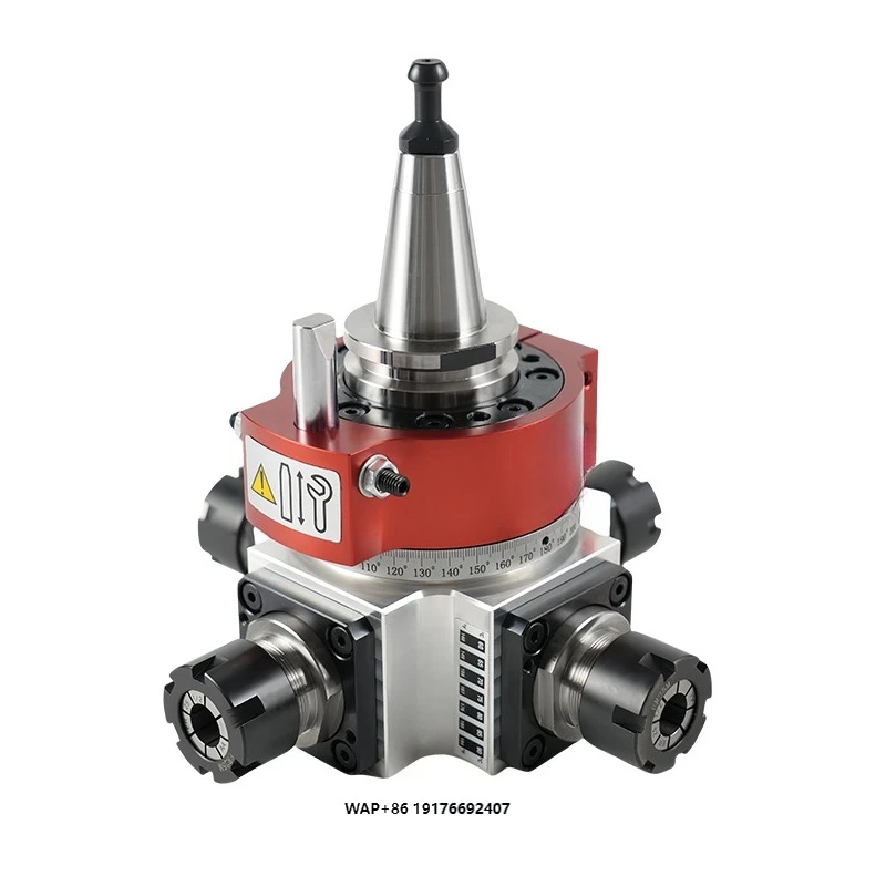 

HQD 9KW Tool-Changing Spindle Angle Head 4-Outlet Precision Type Angle Head of Engraving