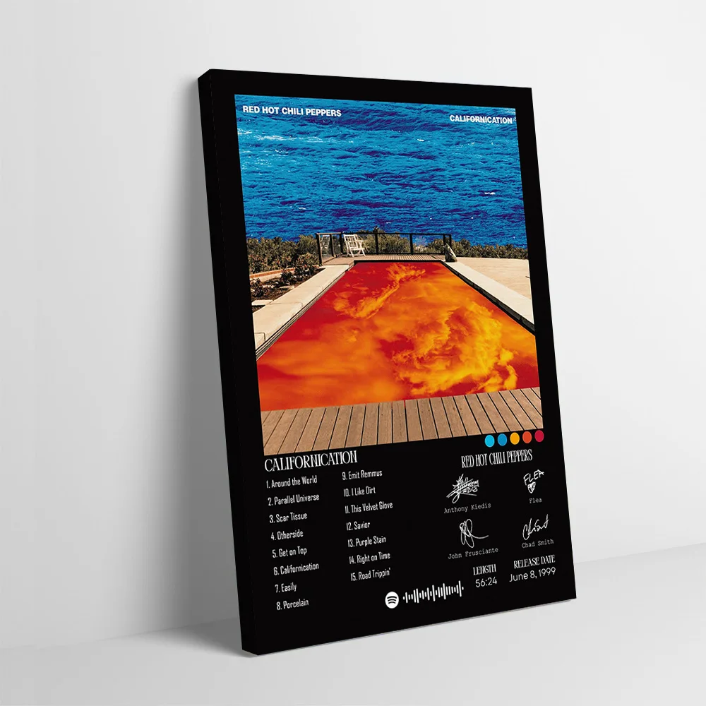 Red Hot Chili Peppers Californication Poster Customizable Printed Canvas Painting for Pictures Wall Art Interior Decoration Room