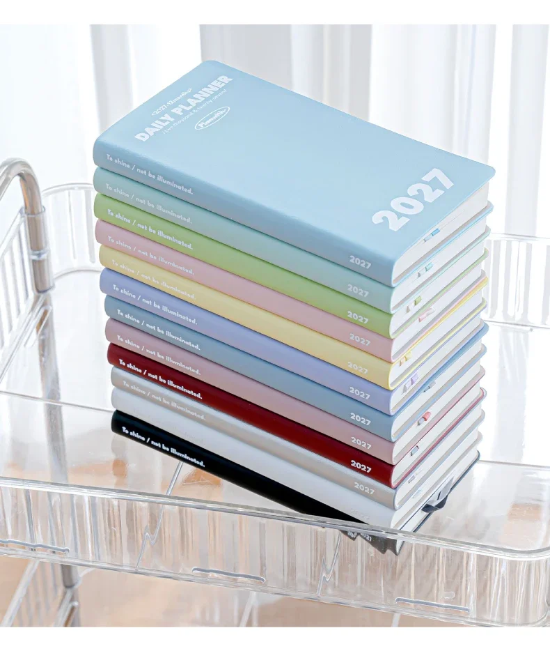 Neuer Planwith Wochenplaner, horizontales Notizbuch mit oberer Klappfunktion, 12 Farben, kompakter Monatskalender, Ziel-Tracker, Journal mit Aufkleber-Tabs – Detail 3