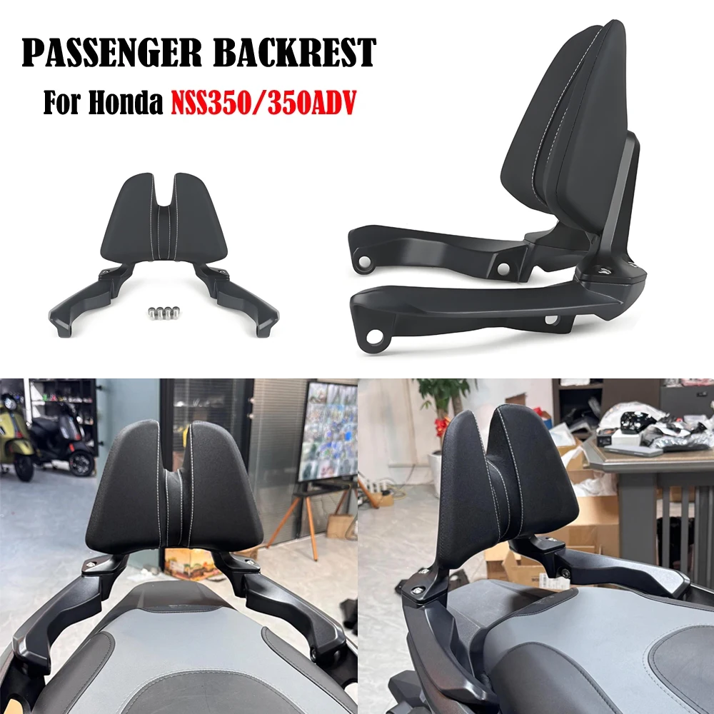 

NEW Motorcycle Passenger Seat Rear Backrest Cushion Back Rest Pad For Honda X-ADV 350 2022-2025 NSS 350 nss350 2023-2025 XADV350