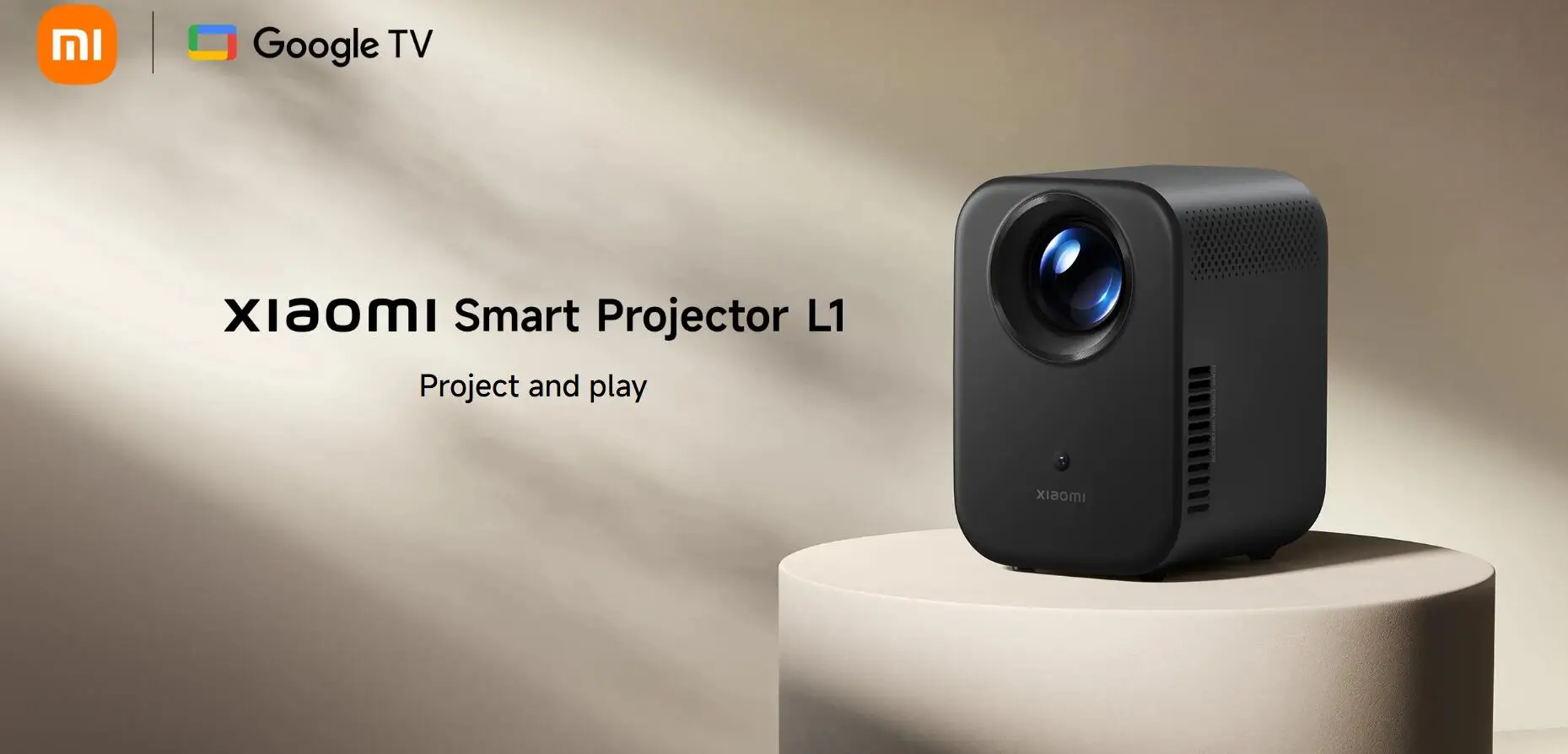 Xiaomi Smart Projektor L1, 200 ANSI Google TV 1080p Auflösung, Google Assistant, Autofokus und automatische Trapezkorrektur, BT5.0 – Detail 1