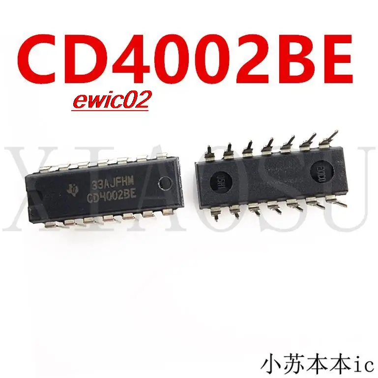 5pieces Original stock  CD4002BE CD4002  DIP14 IC 