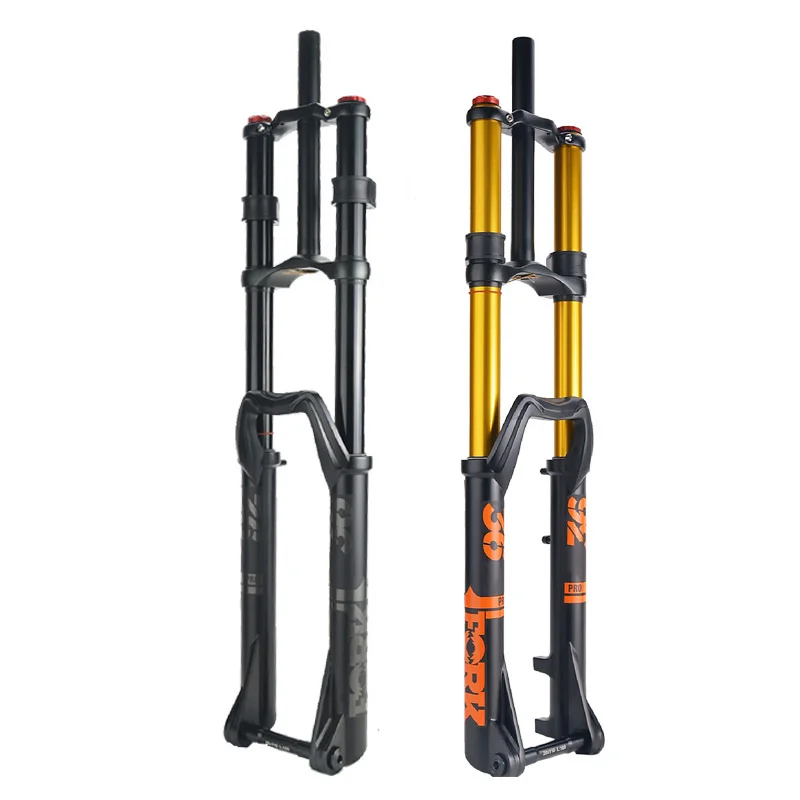 

Direct Wholesale Alloy Double Crown Downhill Magnesium Alloy 29"27.5" Mountain Bike Bicycle Front Suspension Fork