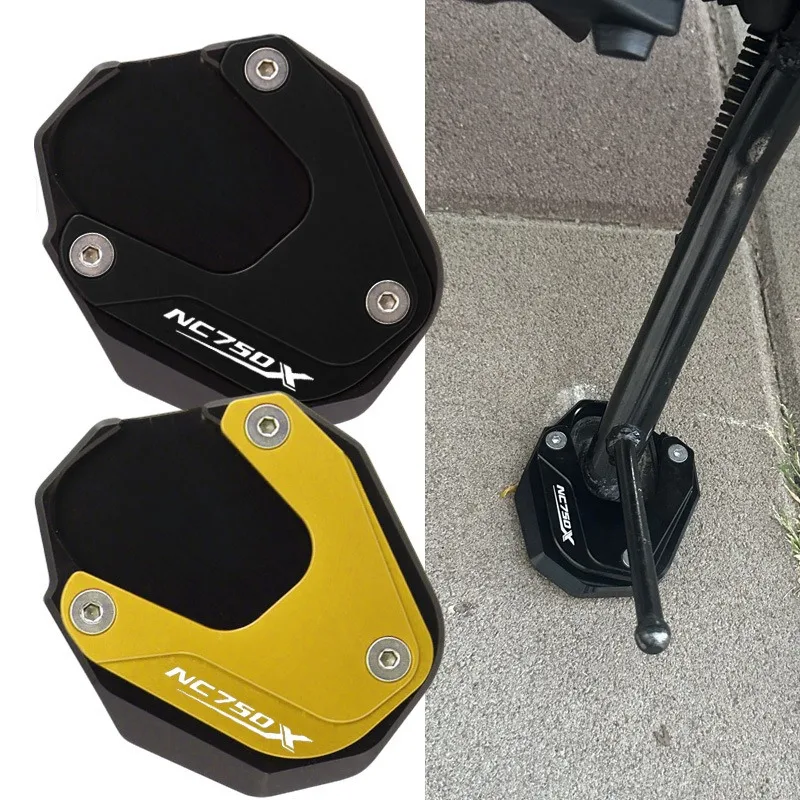 Pour Honda NC750X NC 750X NC750 X NC 750 X 2014-2023 2024 2025 Plaque d'extension de béquille latérale CNC pour moto