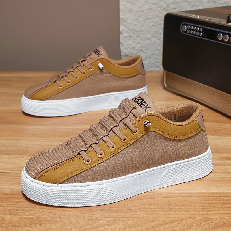 

Модные белые кроссовки SMVP, кроссовки и повседневная обувь, которые можно носить на одной ноге.