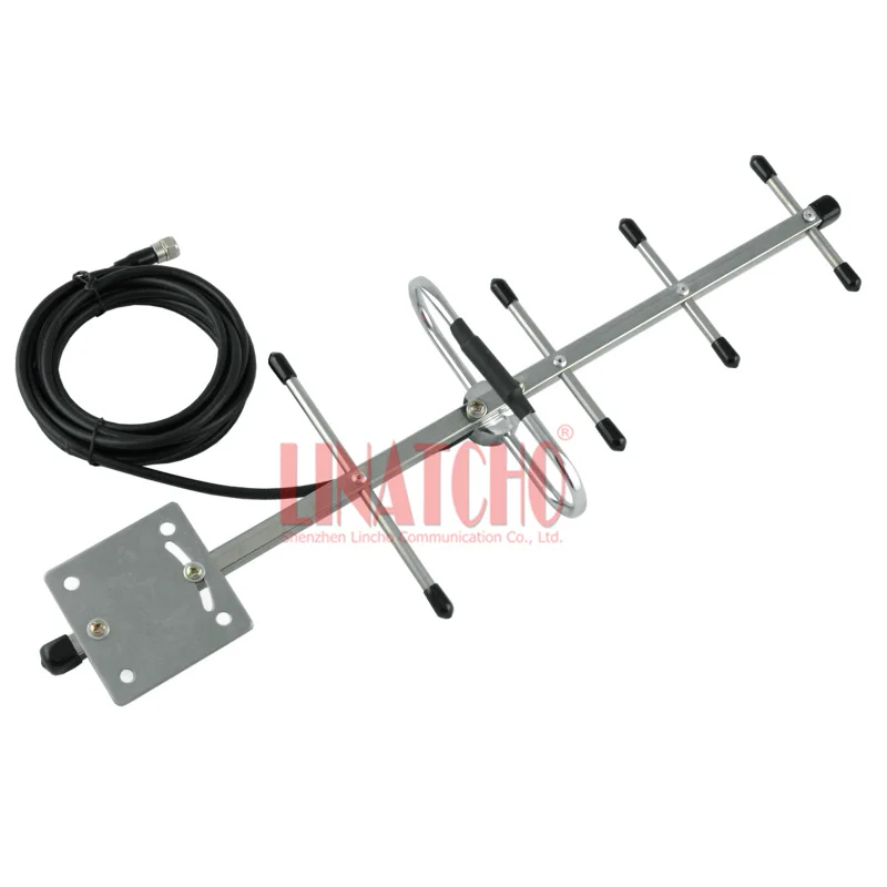 Imagem -02 - Yagi Antena Yagi ao ar Livre Elementos Transmissor Cctv Cabo f Conector Macho Metros Rg58u 1.2ghz Aço Inoxidável