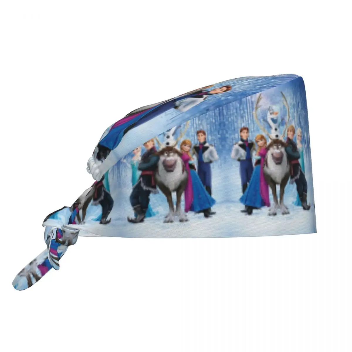 

Регулируемая рабочая шапка «Холодное сердце» на заказ для женщин и мужчин, модная хирургическая шапка Эльзы для фильма, скраб для медсестер, кепка для хирурга для медсестры