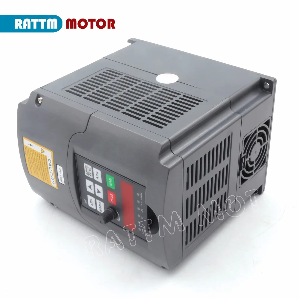 Imagem -06 - Rattm Motor-variable Frequency Drive Inversor Vfd Motor do Eixo Controle de Velocidade 3hp 220v Vsd para Cnc Router 2.2kw eu Stock