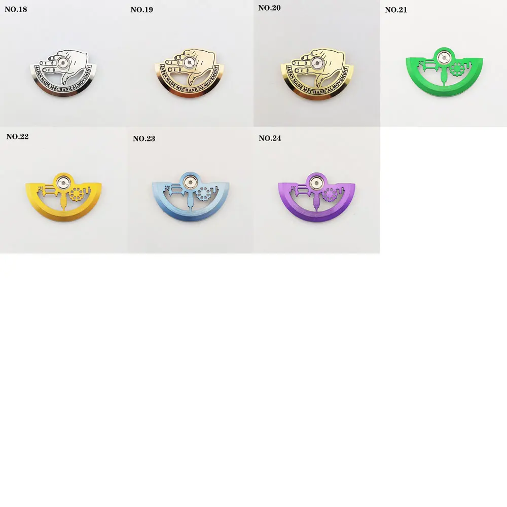 Аксессуары для часов Механизм NH35 Персонализированный и креативный улучшенный ротор подходит для механизма NH35/NH36/NH38/NH39 4R.