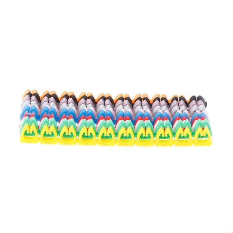 L9NA 100pcs/lot Label Mark for RJ45 RJ11 RJ12 Color Numeric Cable Distinguish