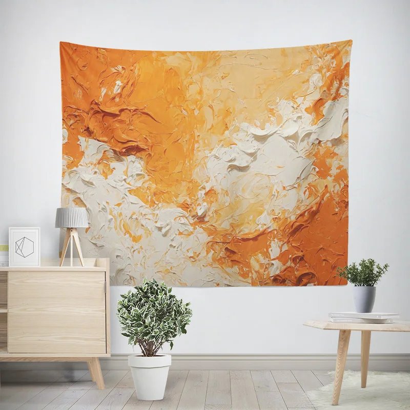 نسيج الكتابة على الجدران الحديث، بوليستر مقاوم للبهتان، ديكور المنزل غرفة نوم نسيج جمالي 70X100CM 180X280CM نسيج الجدار #2