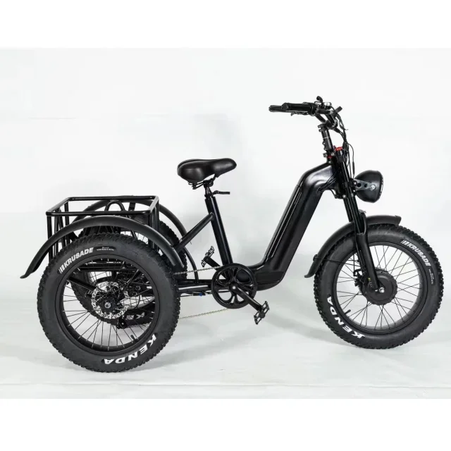 3 Wheels Electric Cargo Bike Tricycle For Adult With 48V 13Ah Lithium Battery 500W Cargo Bike image 5
