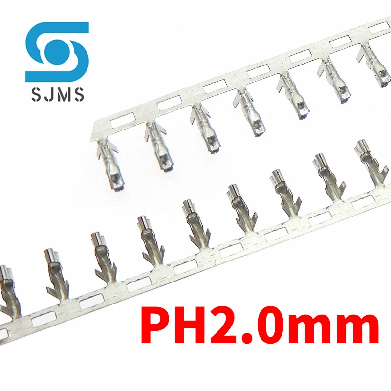 100pcs/lot JST PH 2.0mm terminal Wire Cable for Housing ph2.0 2mm Female Sockets Connector for ph2.0 multiple pins reed