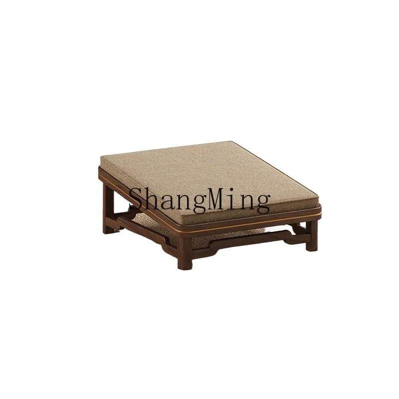 

ZYH new Chinese black walnut solid wood worship stool household kneeling mat futon seat cushion