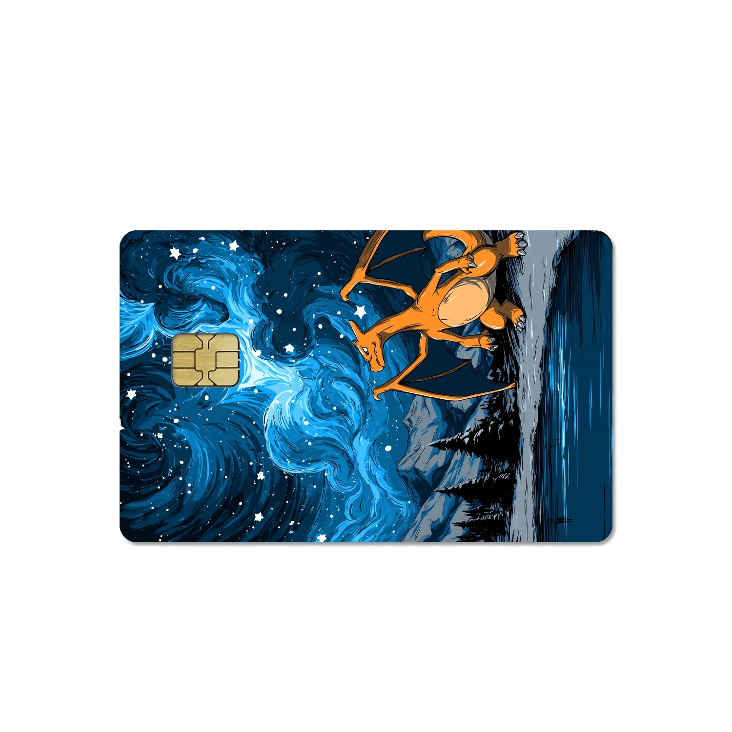 สติกเกอร์ฟิล์ม PVC แบบด้าน HD 2.5D ลายการ์ตูนน่ารัก DIY สำหรับตกแต่งบัตรเครดิต บัตรเดบิต กันน้ำ ของขวัญ