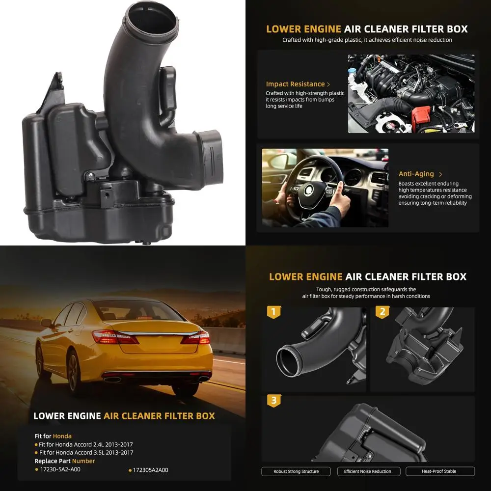 

Air Intake Filter Box Assembly for 2013-2017 2.4L/3.5L Engine Models