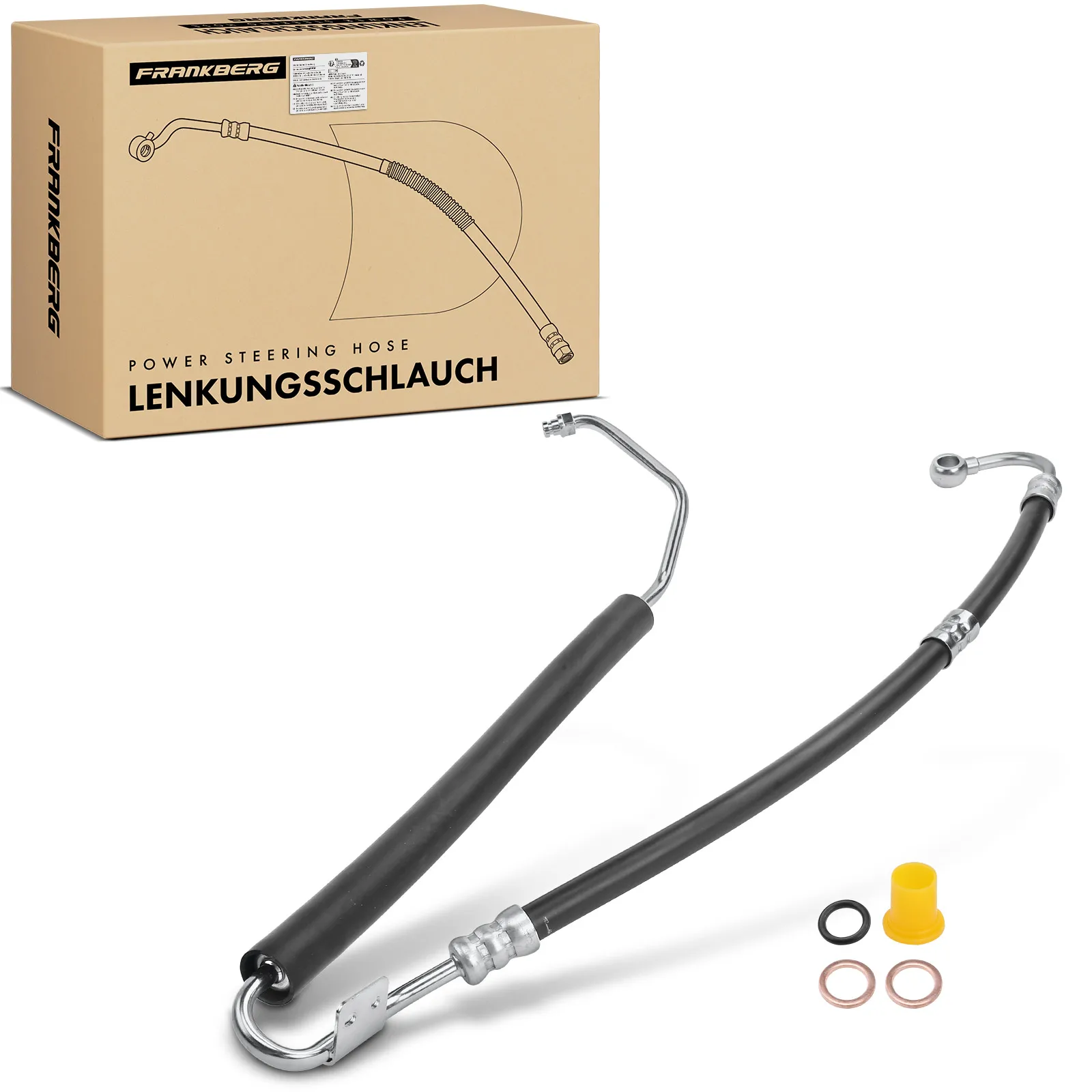 Frankberg 1x tuyau de direction assistée pour Mercedes-Benz Classe C W203 S203 C209 CLK A209 CLK 240 2034661681 3403957
