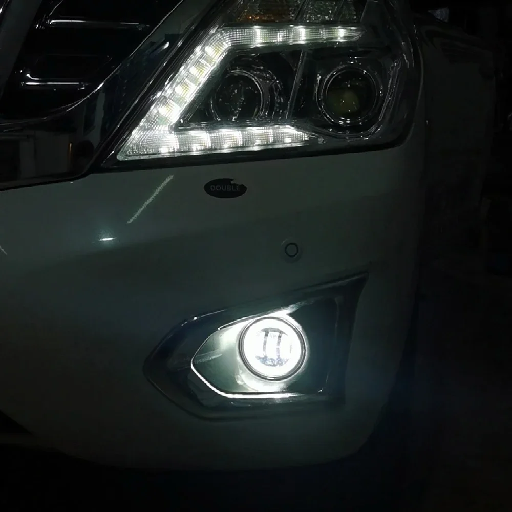 Led Fog Lights Lens White Yellow for GWM Haval H2 Facelift 2015 2016 2017 2018 2019 2020 2021 Optional Angel Eyes Ring DRL Halo detail image 16