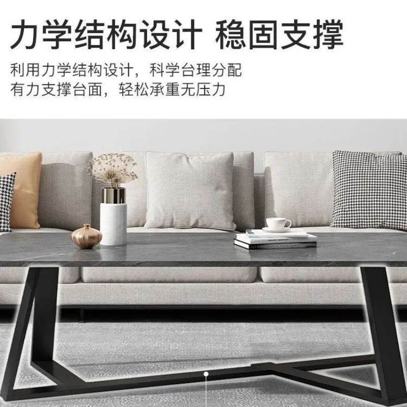 Living Room Modern Coffee Tables Small Marble Metal Narrow Dinning Table Set Nordic Luxury  Home Furniture