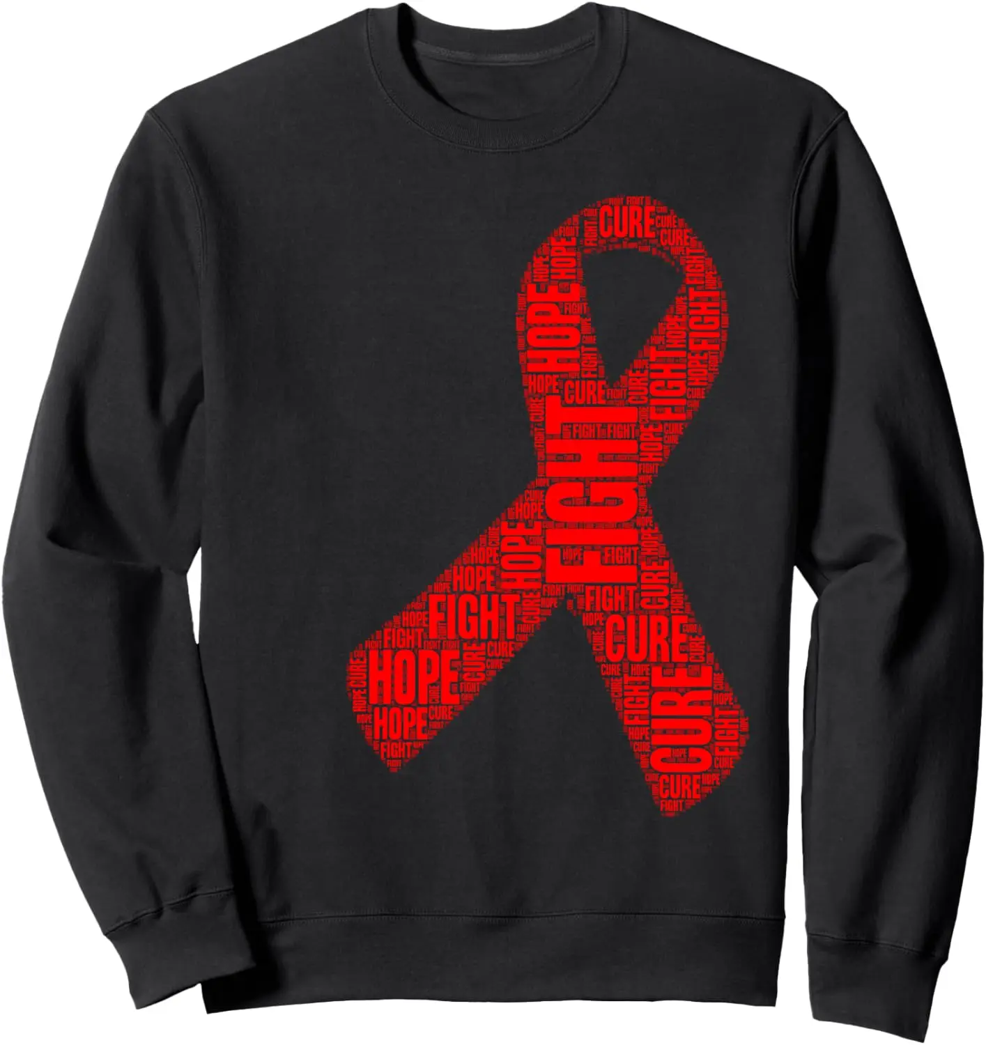 Type 1 Diabetes Awareness Fight Hope Cure Diabetes Sweatshirt