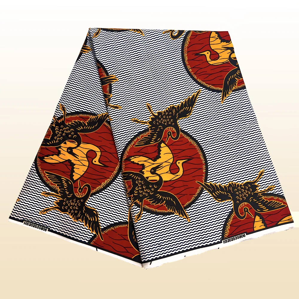 

Wax Fabric African Fabric Wholesale 6 Yards Wax Prints For Dress Sewing